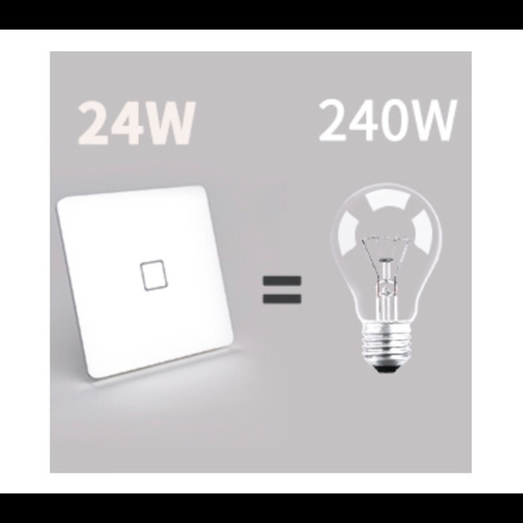 Airand 5000K LED Square Ceiling Light Mount - Picture 9 of 12